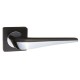 Дверная ручка RENZ Фиоре DH 425-02 B/CP чёрный-хром