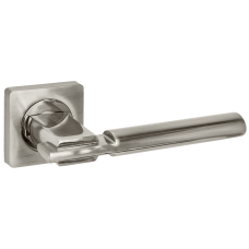 Дверная ручка PUERTO AL 523-02 SN/NP никель матовый/никель блестящий