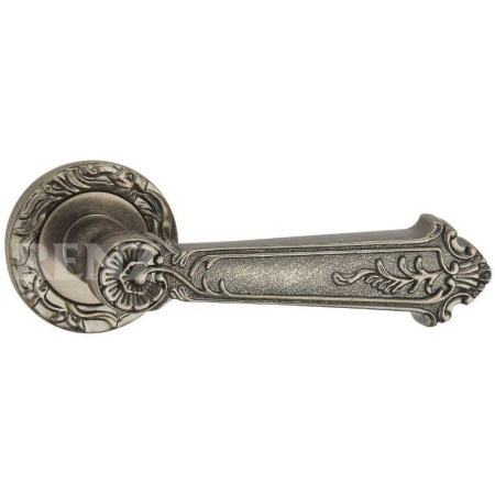 Дверная ручка RENZ Бьянка DH 91-20 SL серебро античное