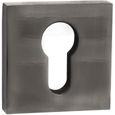 Накладка квадратная на цилиндр RENZ INET 03 BN черный никель