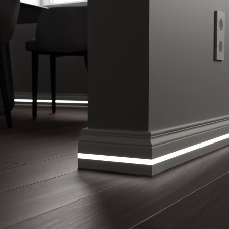 Плинтус c LED-подстветкой LW Decor Джорджия