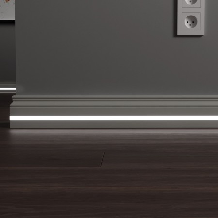 Плинтус c LED-подстветкой LW Decor Джорджия