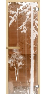 Стеклянная дверь для сауны АКМА GlassJet