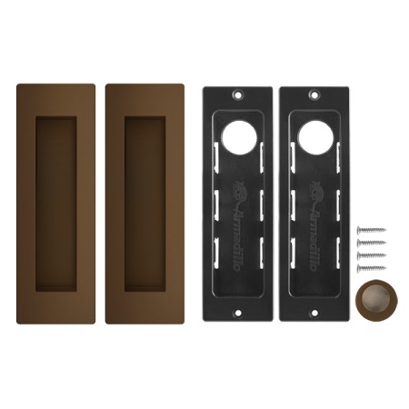 Дверная ручка Armadillo для раздвижных дверей SH.URB153.010 BB-17 коричневая бронза