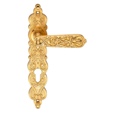 Дверная ручка Genesis ARABESCO S.GOLD матовое золото